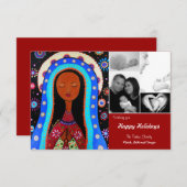 Onze dame van Guadalupe-kerstkaart Kaart (Voorkant / Achterkant)
