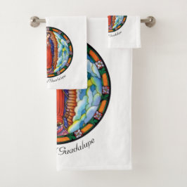Onze Dame van Guadalupe-keukenset Bad Handdoek