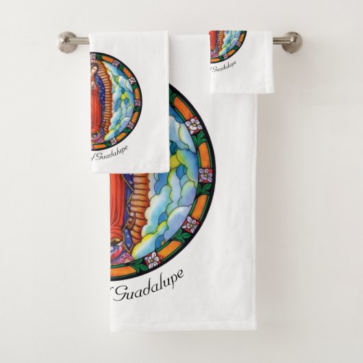 Onze Dame van Guadalupe-keukenset Bad Handdoek (Insitu)