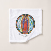 Onze Dame van Guadalupe-keukenset Bad Handdoek (Wasdoekje)