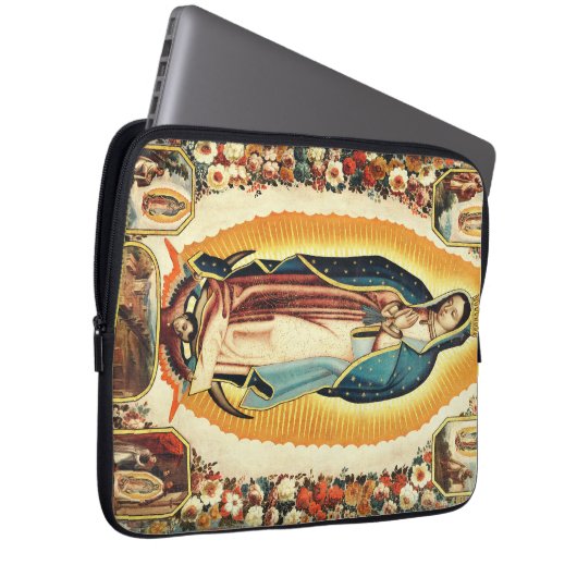 Onze dame van Guadalupe Laptop Sleeve (Voorkant Rechts)
