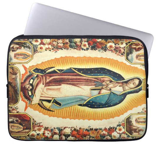 Onze dame van Guadalupe Laptop Sleeve (Voorkant)