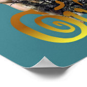 Onze dame van Guadalupe Maagd Mary & Angels Poster (Hoek)