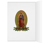 Onze dame van Guadalupe Maagd Mary Feliz Navidad (Binnen (Links))