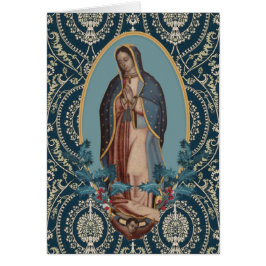 Onze dame van Guadalupe Maagd Mary Feliz Navidad