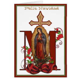 Onze dame van Guadalupe Maagd Mary Feliz Navidad