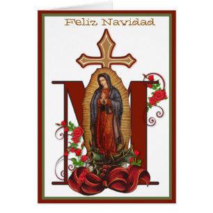 Onze dame van Guadalupe Maagd Mary Feliz Navidad