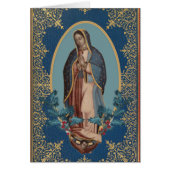 Onze dame van Guadalupe Maagd Mary Feliz Navidad (Voorkant)