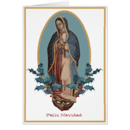 Onze dame van Guadalupe Maagd Mary Feliz Navidad