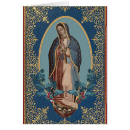 Onze dame van Guadalupe Maagd Mary Feliz Navidad