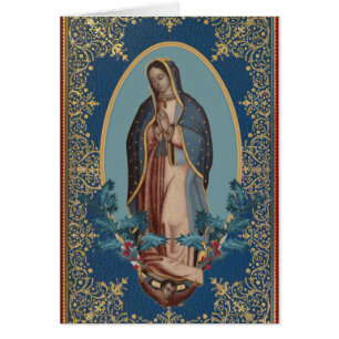 Onze dame van Guadalupe Maagd Mary Feliz Navidad