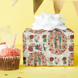 Onze dame van Guadalupe Maagd Mary katholiek Saint Cadeaupapier