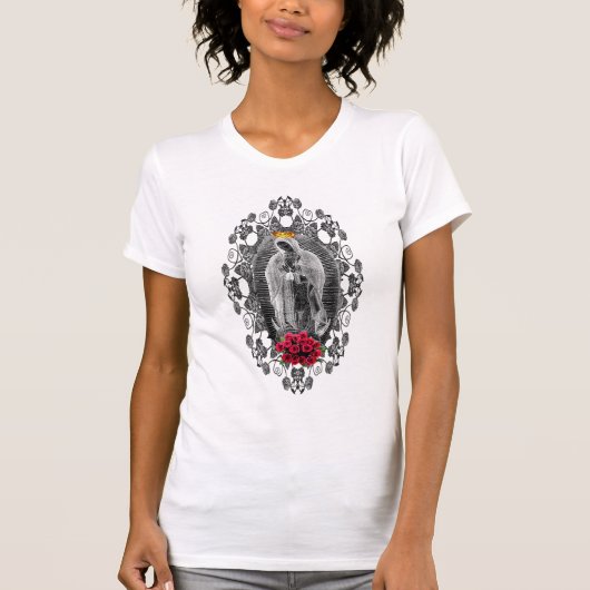 Onze dame van Guadalupe Maagd Mary Mexico Katholie T-shirt (Voorkant)