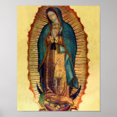 Onze dame van Guadalupe Maagd Mary Poster (Voorkant)