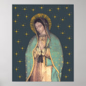 Onze dame van Guadalupe Maagd Mary Poster (Voorkant)