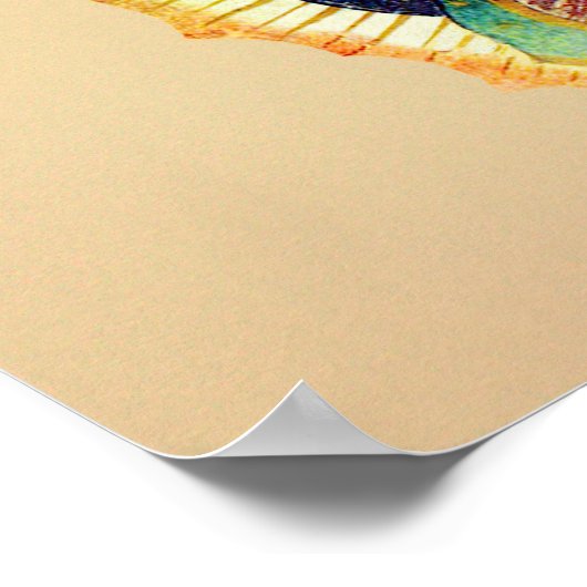 Onze dame van Guadalupe Maagd Mary Poster (Hoek)