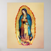 Onze dame van Guadalupe Maagd Mary Poster (Voorkant)