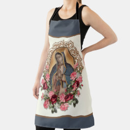Onze dame van Guadalupe Maagd Mary Rozen Apron Schort