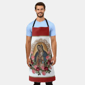 Onze dame van Guadalupe Maagd Mary Rozen Schort (Gedragen)