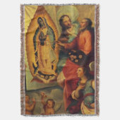 Onze dame van Guadalupe Maagd Mary Schilderd door Deken (Voorkant Verticaal)