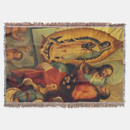 Onze dame van Guadalupe Maagd Mary Schilderd door Deken (Voorkant)