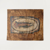 Onze dame van Guadalupe Maagd Mary Wood Kijk uit Wandkleed (Voorkant (horizontaal))