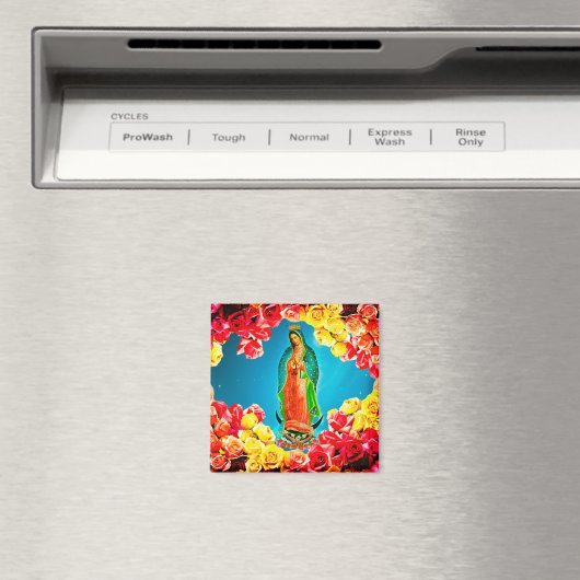 Onze dame van Guadalupe Magneet (Insitu (Vaatwasser))