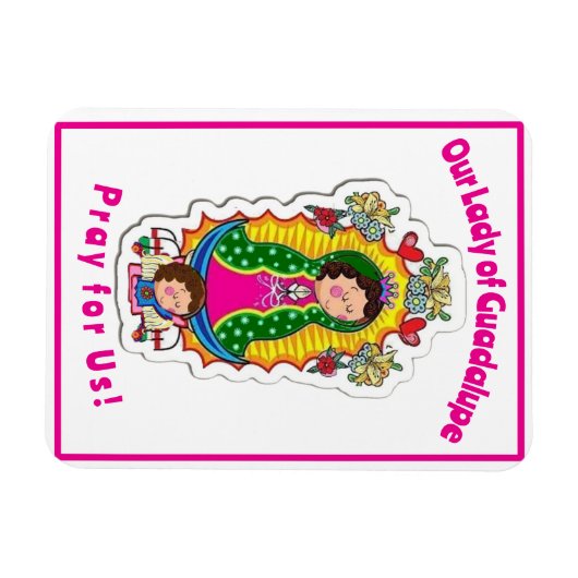 Onze dame van Guadalupe Magneet (Horizontaal)