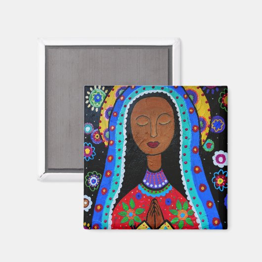 Onze dame van Guadalupe Magnet (Voorkant / Achterkant)