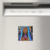 Onze dame van Guadalupe Magnet (Insitu (Vaatwasser))