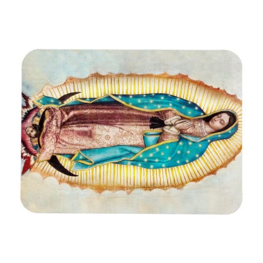 Onze dame van Guadalupe Magnet Magneet (Horizontaal)
