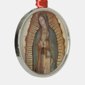 Onze dame van Guadalupe Metalen Ornament (Rechts)