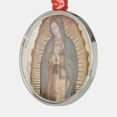 Onze dame van Guadalupe Metalen Ornament (Links)