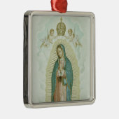 Onze dame van Guadalupe Metalen Ornament (Rechts)