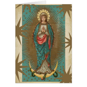 Onze dame van Guadalupe Moon Stars