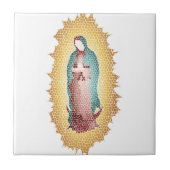 Onze dame van Guadalupe-mozaïekontwerp Tegeltje (Voorkant)
