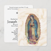 Onze dame van Guadalupe, Nuestra Señora de Guadalu (Voorkant / Achterkant)