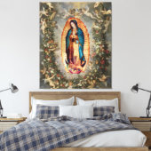 Onze dame van Guadalupe, Nuestra Señora de Guadalu Canvas Afdruk (Insitu (Slaapkamer))