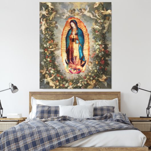 Onze dame van Guadalupe, Nuestra Señora de Guadalu Canvas Afdruk (Insitu (Slaapkamer))