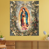 Onze dame van Guadalupe, Nuestra Señora de Guadalu Canvas Afdruk (Insitu (Woonkamer))
