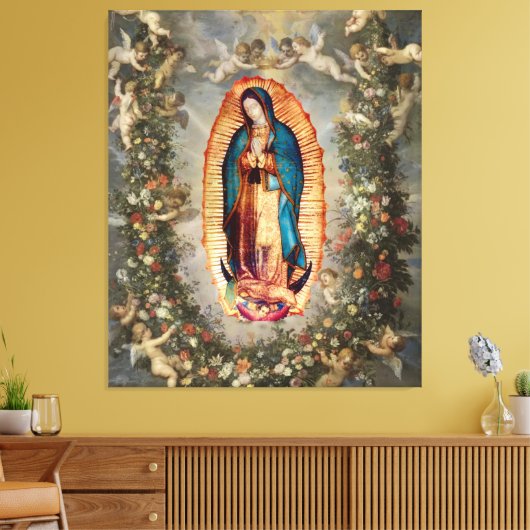 Onze dame van Guadalupe, Nuestra Señora de Guadalu Canvas Afdruk (Insitu (Woonkamer))