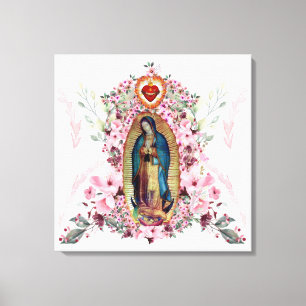 Onze dame van Guadalupe, Nuestra Señora de Guadalu Canvas Afdruk