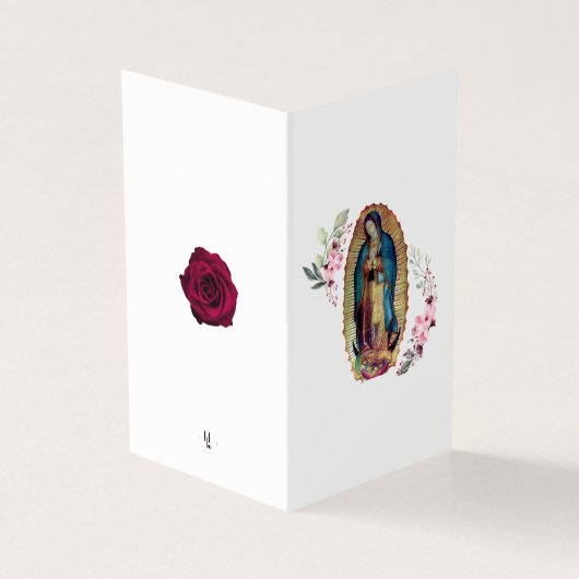 Onze dame van Guadalupe, Nuestra Señora de Guadalu Kaart (Buitenkant)