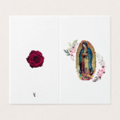 Onze dame van Guadalupe, Nuestra Señora de Guadalu Kaart (Buitenkant ongevouwen)