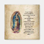 Onze dame van Guadalupe, Nuestra Señora de Guadalu Magneet (Voorkant)