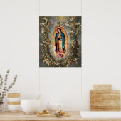 Onze dame van Guadalupe, Nuestra Señora de Guadalu Poster (Keuken)