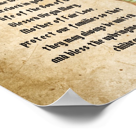 Onze dame van Guadalupe, Nuestra Señora de Guadalu Poster (Hoek)