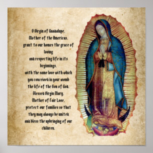 Onze dame van Guadalupe, Nuestra Señora de Guadalu Poster