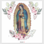 Onze dame van Guadalupe, Nuestra Señora de Guadalu Sticker (Vel)
