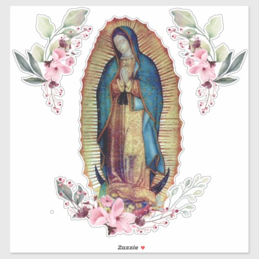 Onze dame van Guadalupe, Nuestra Señora de Guadalu Sticker (Vel)